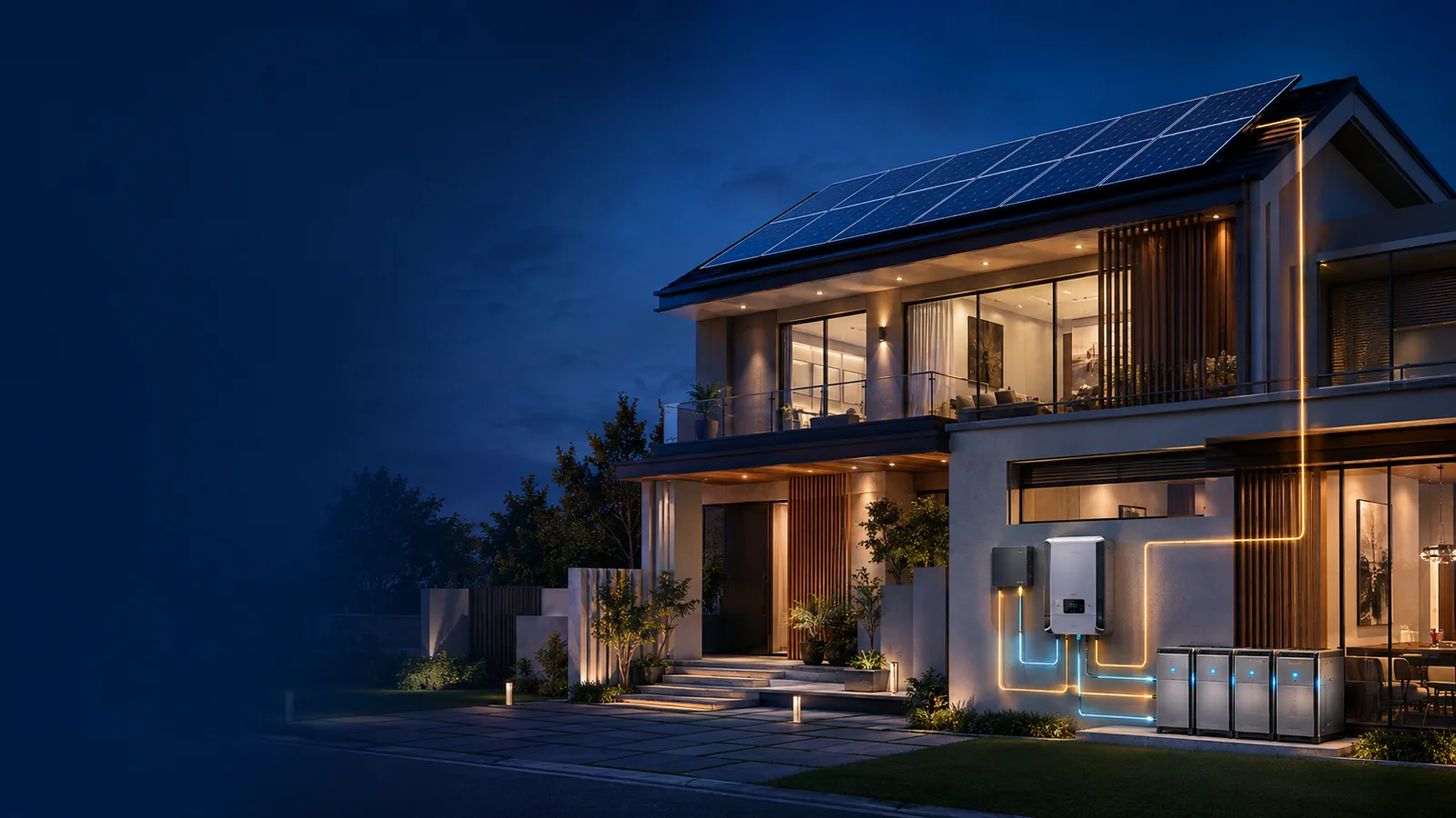 Solar-powered modern home in Lahore