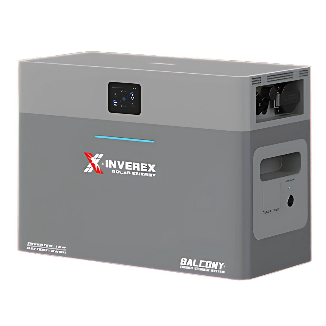 Inverex BALCONY 1H2 1000W Compact Power System – Dual MPPT Inverter with Built-in 2000Wh Battery IP65 — solar equipment in Lahore, Pakistan