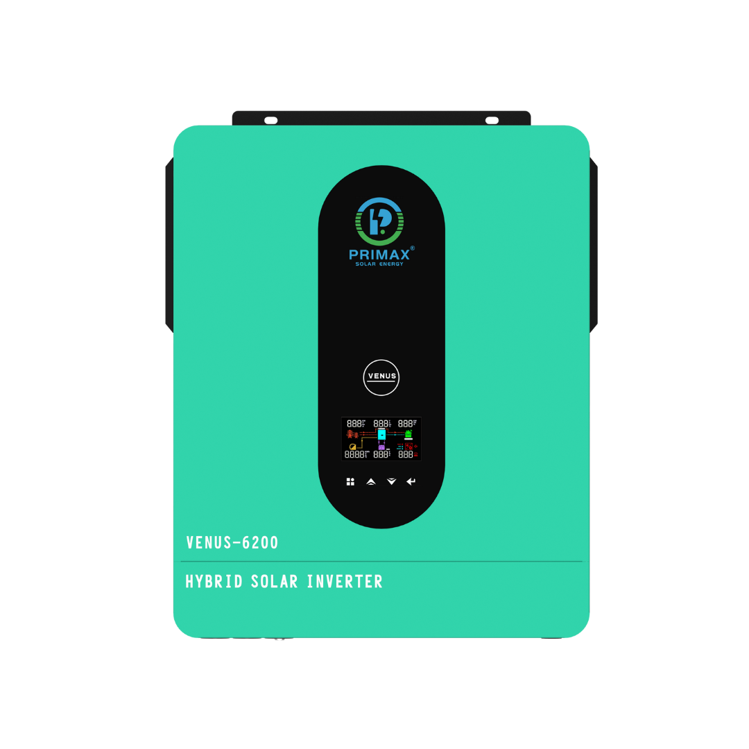 PRIMAX VENUS 6200 Hybrid Solar Inverter Dual Output 6.2KW 48V MPPT — solar equipment in Lahore, Pakistan
