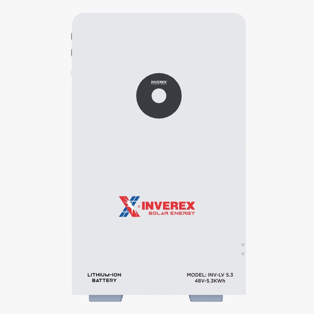 Inverex INV-LV5.3 51.2v 104Ah Lithium-Ion Battery – 5.3kWh - IP65 - Smart BMS — solar equipment in Lahore, Pakistan