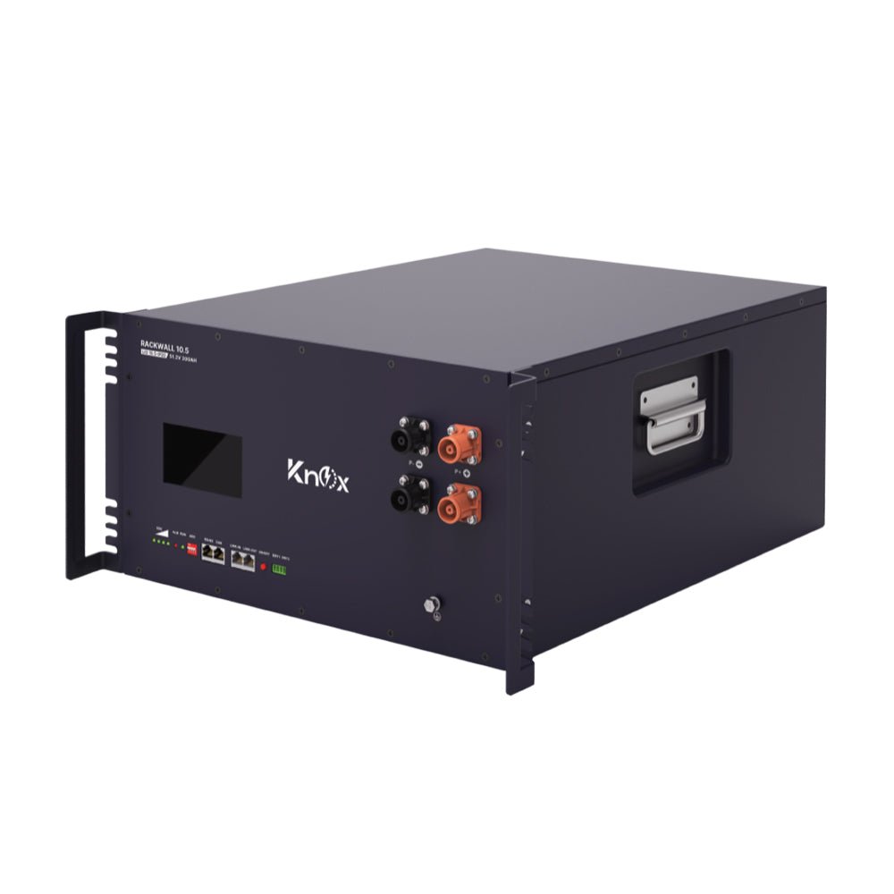 Knox Rack Wall 10.5 - 51.2V 200AH IP20 Touch LCD Display Lithium-Ion Battery – 10.2kWh Wall-Mounted & Rack-Mount Design Energy Storage Solution — solar equipment in Lahore, Pakistan