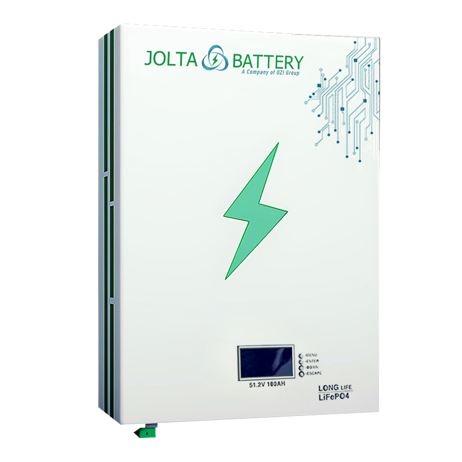 Jolta JBW242400N 25.6V 100Ah (2.56 kWh) LiFePO4 Lithium Battery – Wall Mount — solar equipment in Lahore, Pakistan