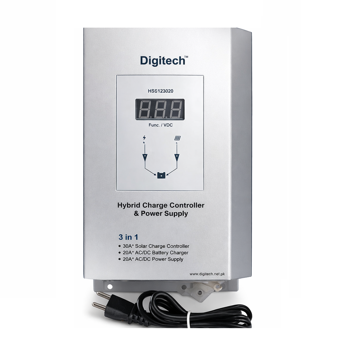 Digitech Hybrid Charge Controller & Power Supply – 3-in-1 Solar UPS Converter with 12V DC Output — solar equipment in Lahore, Pakistan