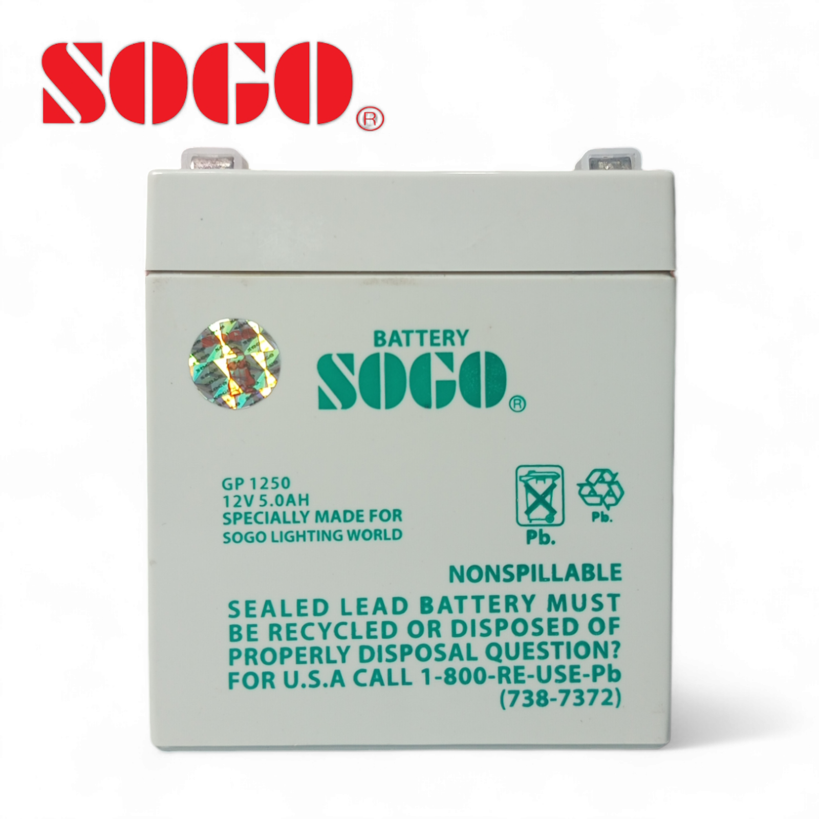 SOGO Rechargeable Dry Battery 12V 5A — solar equipment in Lahore, Pakistan