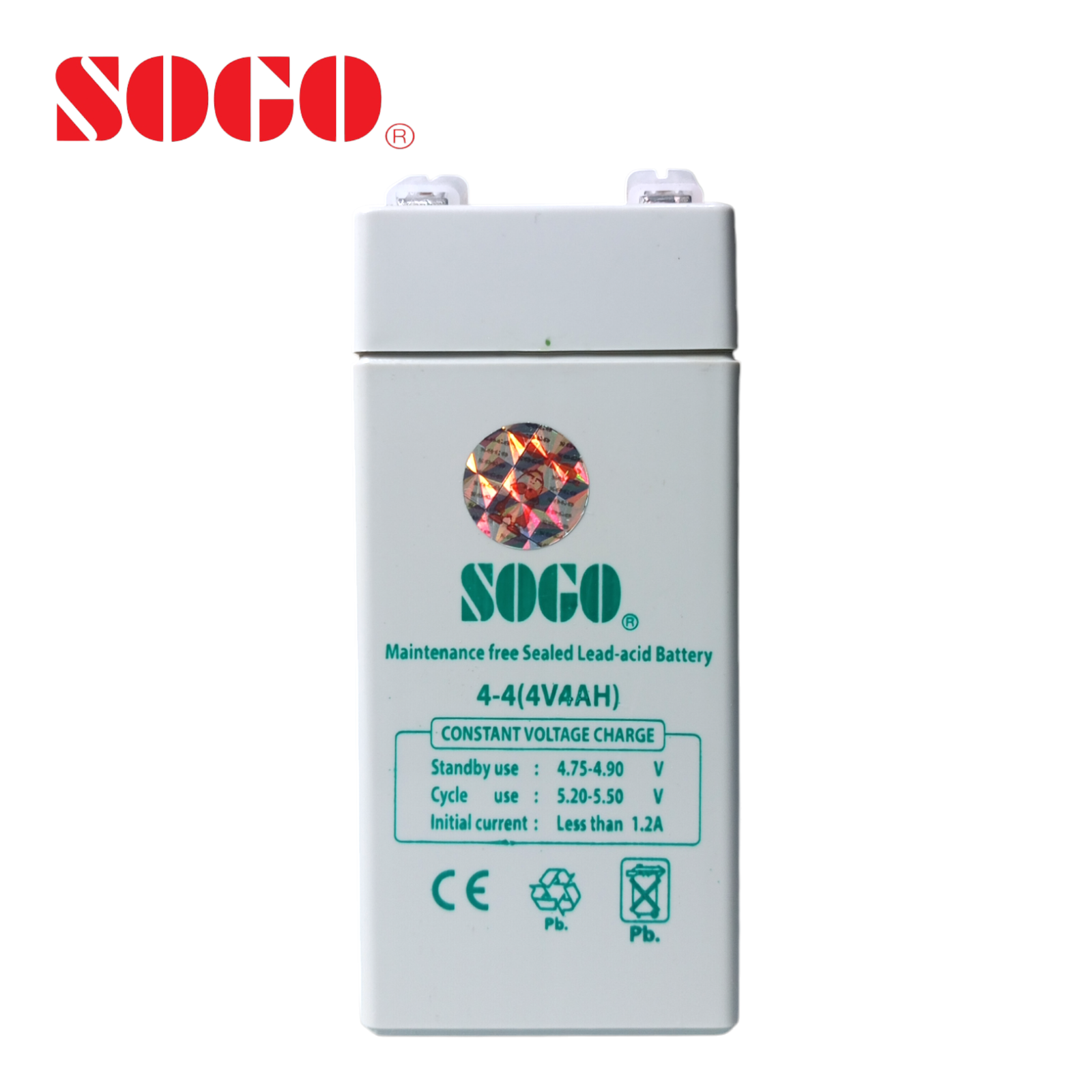 SOGO Rechargeable Dry Battery 4V 4A — solar equipment in Lahore, Pakistan