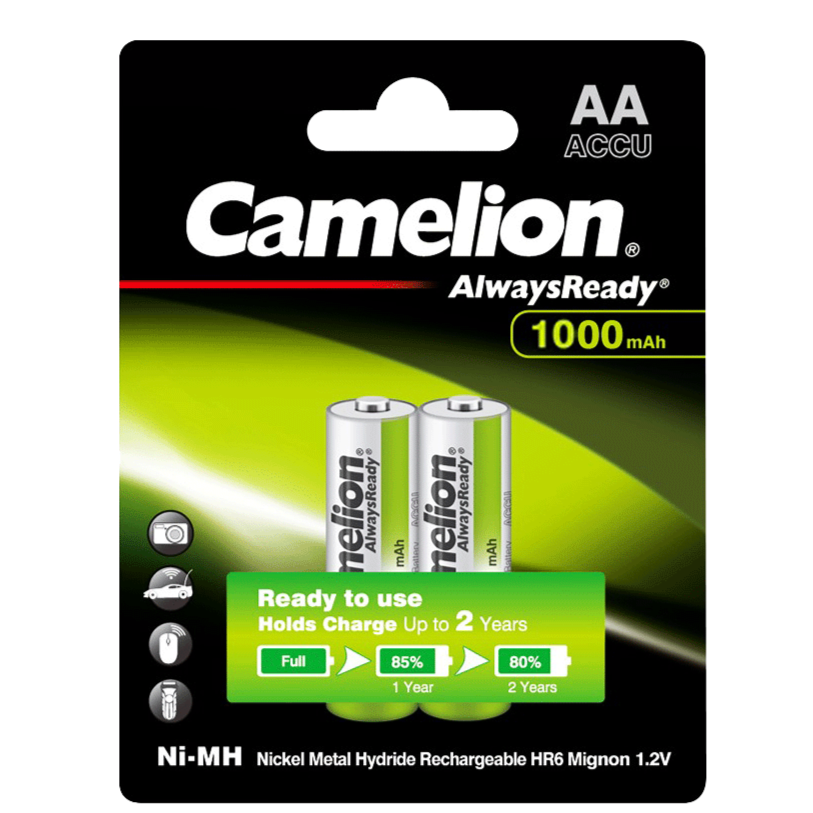 Camelion AA 1.2V Rechargeable Cell (Pack of 2) — solar equipment in Lahore, Pakistan