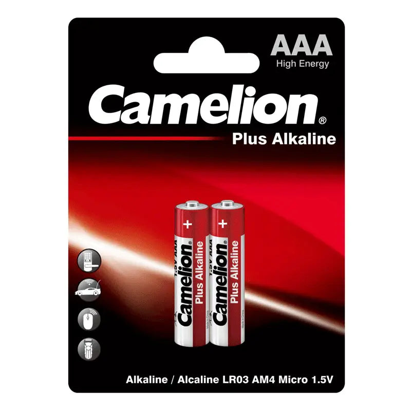 Camelion Plus Alkaline 1.5V Batteries – AAA (2 Batteries) — solar equipment in Lahore, Pakistan