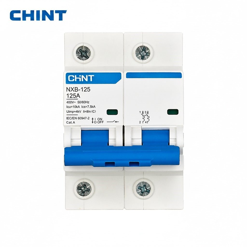 CHINT NXB-125 125A MCB Circuit Breaker – High Breaking Capacity — solar equipment in Lahore, Pakistan