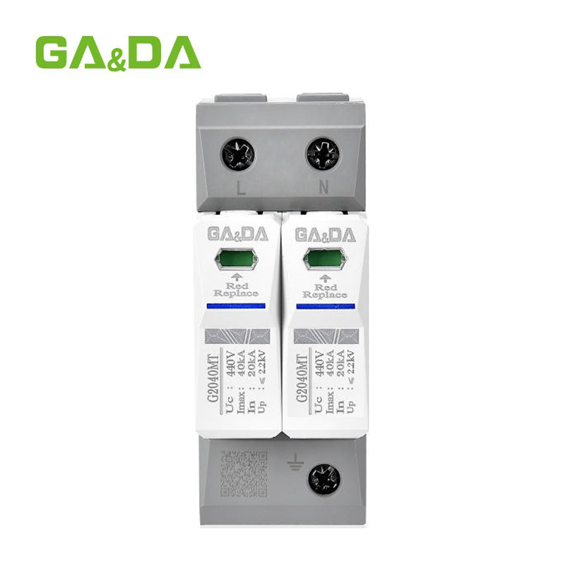 GA&DA 2P 440V AC Surge Protection Device 40kA SPD – Reliable Power Surge Protector for Electrical Safety — solar equipment in Lahore, Pakistan