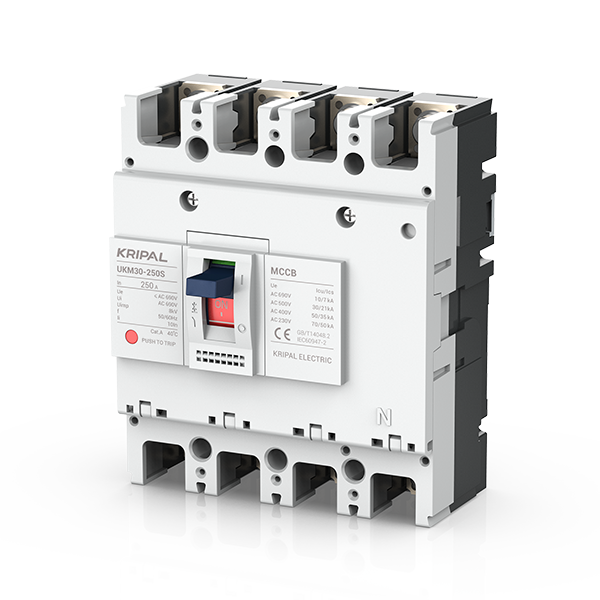 Kripal UKM30250S 4-Pole 200A AC Moulded Case Circuit Breaker (MCCB) — solar equipment in Lahore, Pakistan