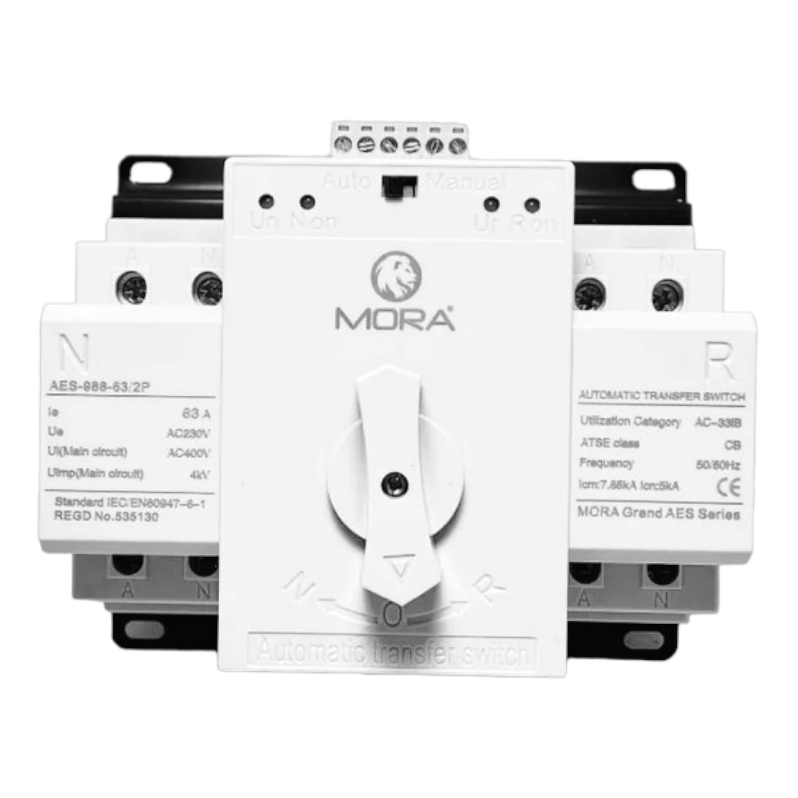 Mora 2P 63A 230V Dual Power Automatic transfer switch ATS — solar equipment in Lahore, Pakistan