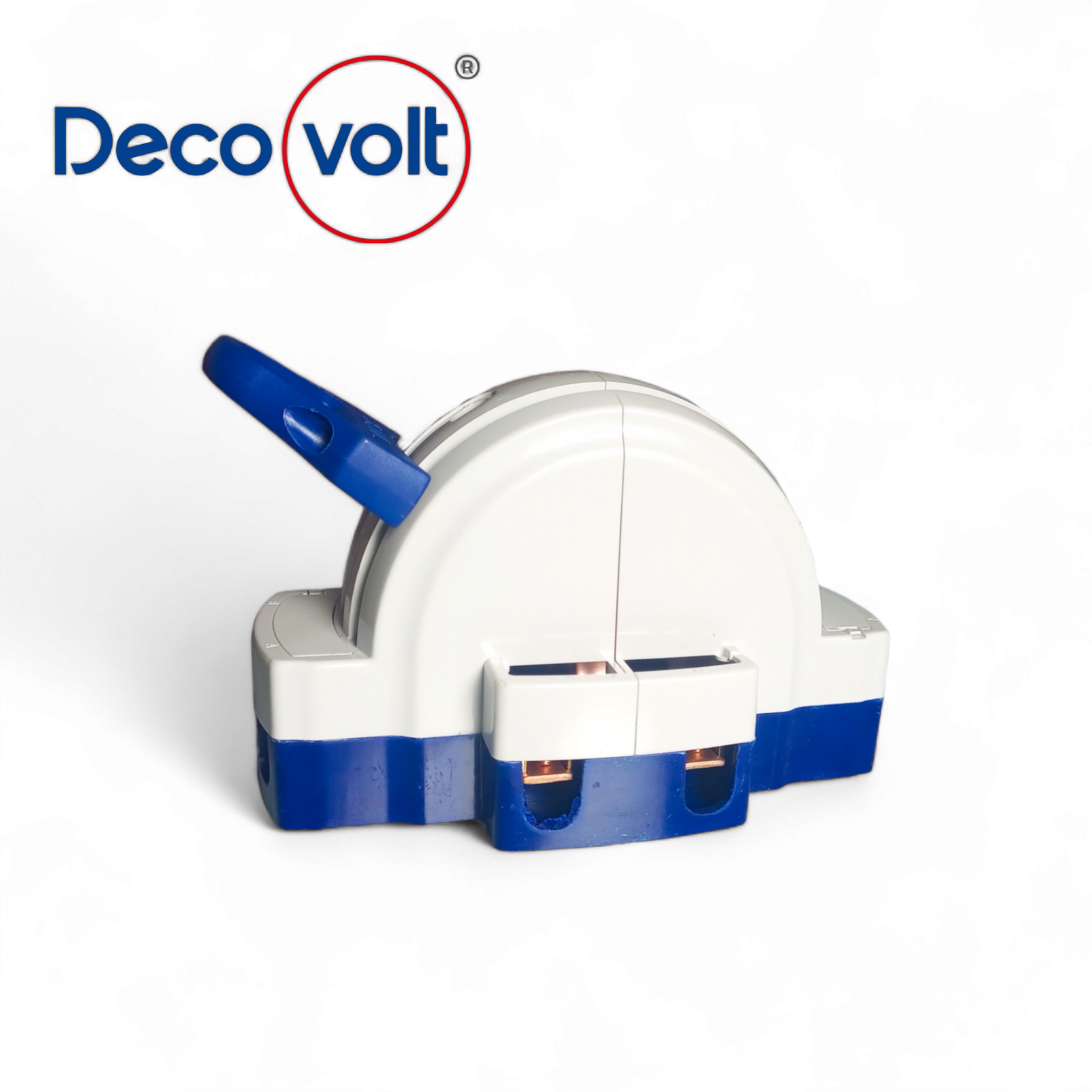 Deco volt 2 Line Change Over Copper Knife Switch Double Power Supply Two-way Transformation — solar equipment in Lahore, Pakistan