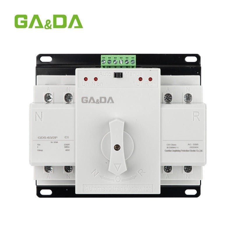 GA&DA 2P AC MCB type Dual Power Automatic Transfer Switch ATS — solar equipment in Lahore, Pakistan