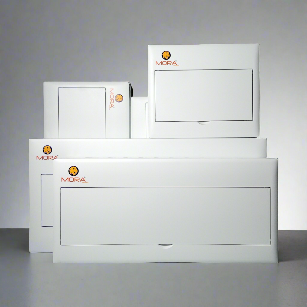 Mora Metal Base Distribution Box JXP White Mirro — solar equipment in Lahore, Pakistan