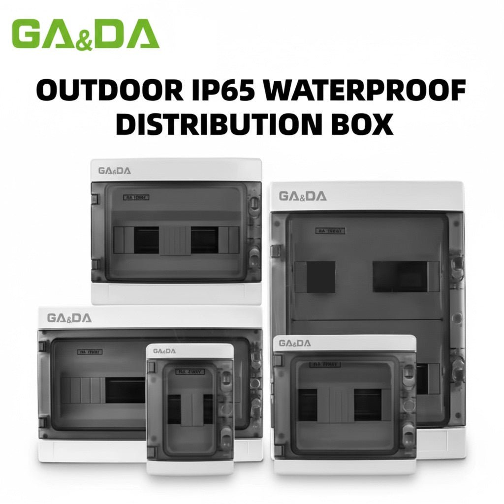 GA&DA Plastic Distribution Box IP65 GDA – Waterproof Electrical Enclosure for Safe Power Distribution — solar equipment in Lahore, Pakistan