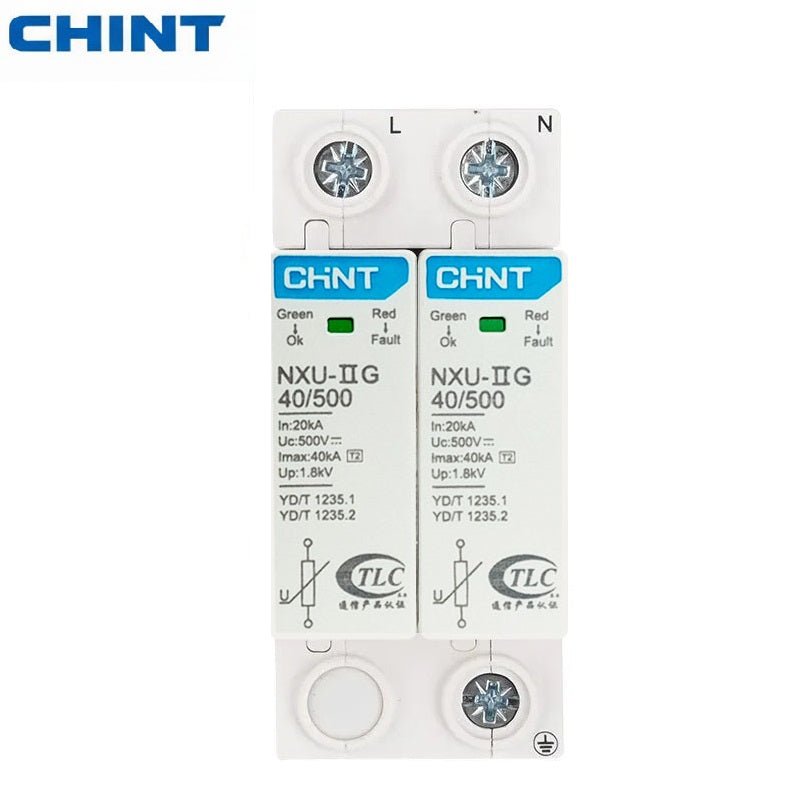 CHINT NXU-IIG 40/500 2P 500V DC Surge Protection Device (SPD) — solar equipment in Lahore, Pakistan