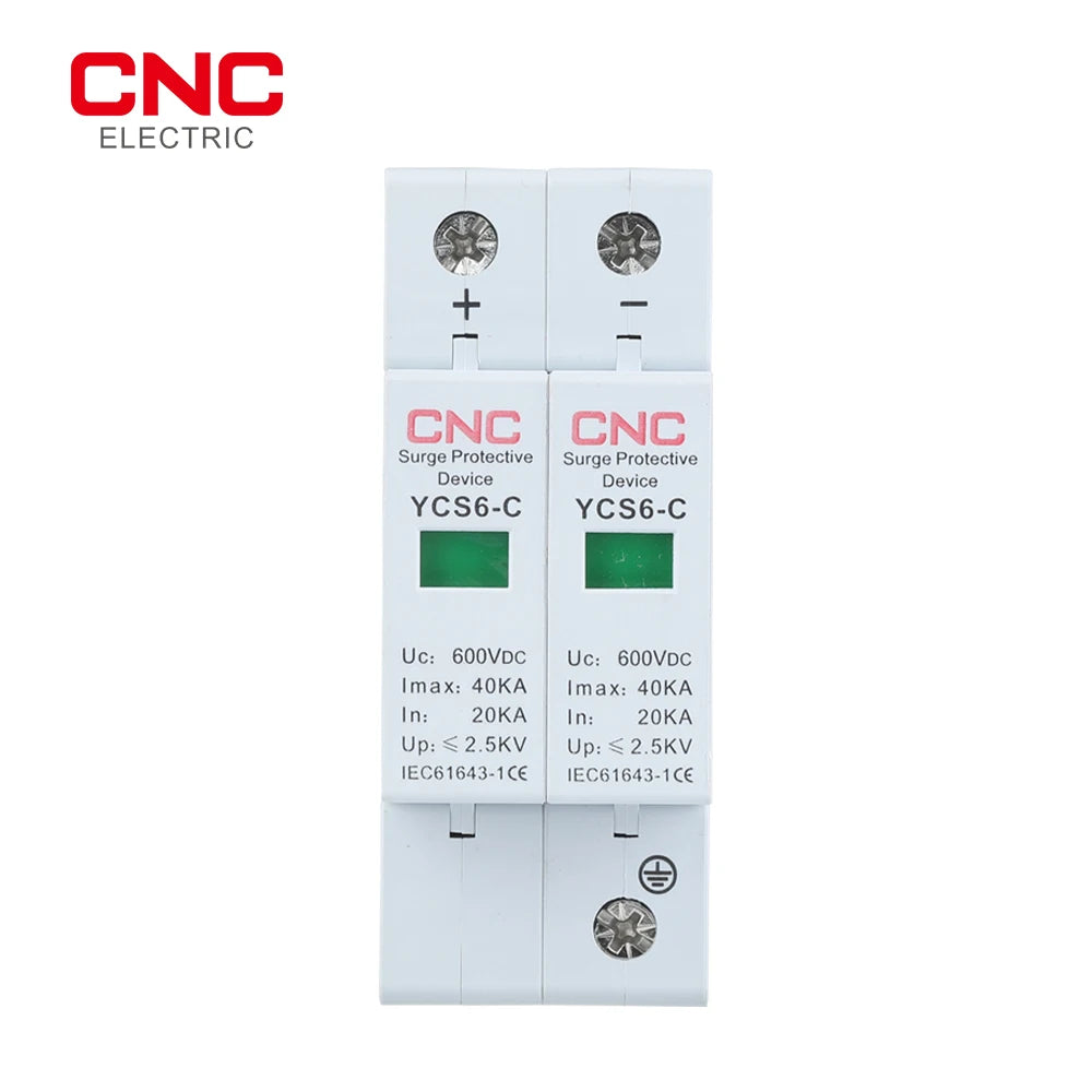 CNC YCS6-C 2P DC SPD House Surge Protector — solar equipment in Lahore, Pakistan
