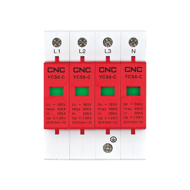 CNC YCS6-C 4P 385V AC SPD House Surge Protector — solar equipment in Lahore, Pakistan