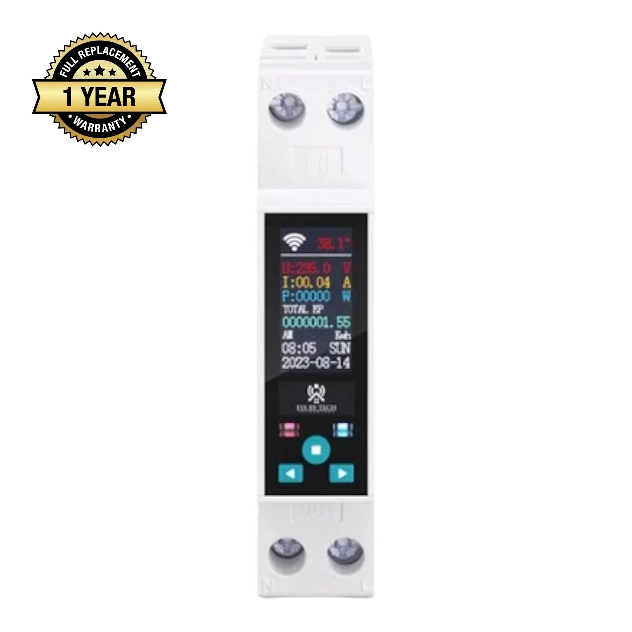 FBT-X-WTMP-LD WIFI Smart Switch Circuit Breaker LED Energy Meter KWh Power Metering Timer Relay Remote Control Smart Life APP — solar equipment in Lahore, Pakistan