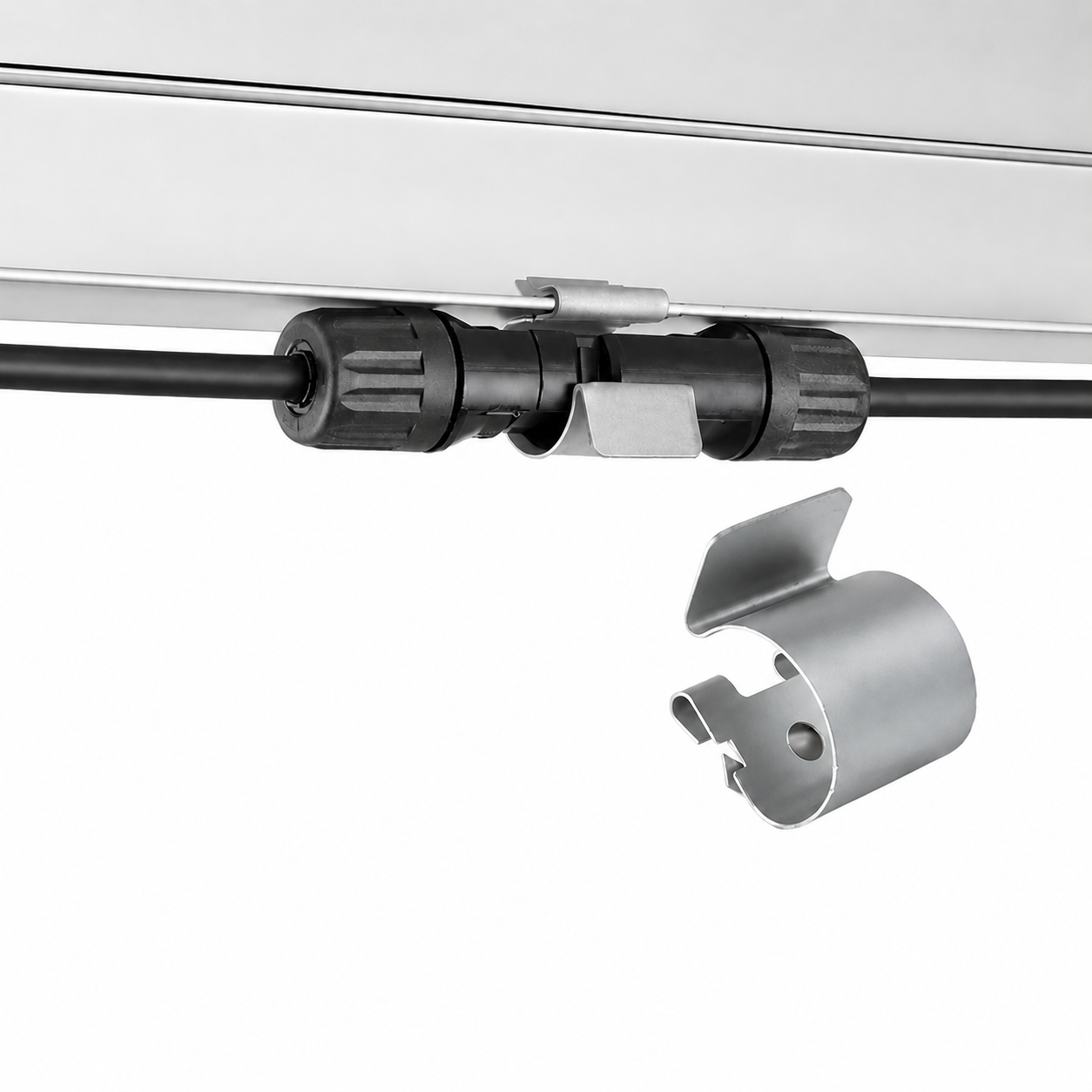 MC4 Cable Snap Clips for Solar Panels |UV-Resistant Cable Management Clips — solar equipment in Lahore, Pakistan