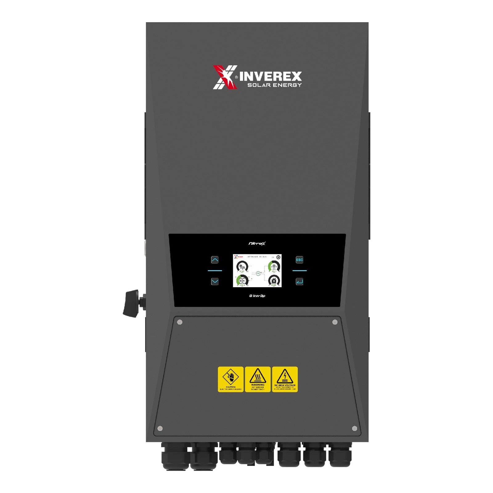 Inverex Nitrox 8KW - 48V Hybrid Solar inverter (Three phase) PV 12800W — solar equipment in Lahore, Pakistan