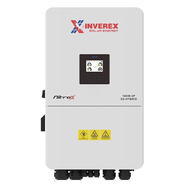 Inverex Nitrox 16 KW - 48 V 5G Hybrid Solar inverter (Three phase) — solar equipment in Lahore, Pakistan